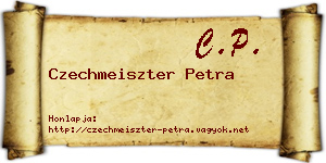 Czechmeiszter Petra névjegykártya