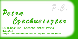 petra czechmeiszter business card